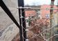 Güvenlik Balkonu Esnek Paslanmaz Çelik Halat Mesh 30m / Rulo Kendinden Kilitleme