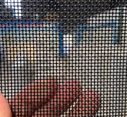 Yüksek güvenlik kurşun geçirmez hırsızlığa karşı paslanmaz çelik pencere ekranı