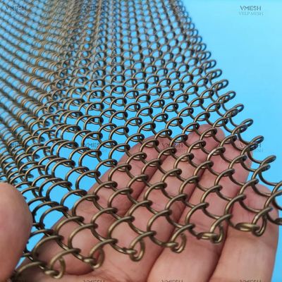 Metal Uzay Bölücü Bobin Zincir Bağlantı Perdelik Perde