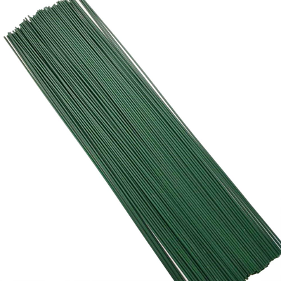Flexible Baking Painted Green Craft Floral Wire 18 Gauge For Artificial Flower Stem
