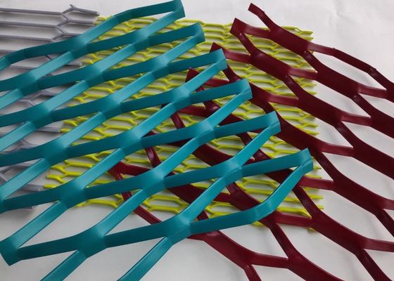 Mimari Dekorasyon için Alüminyum Genişletilmiş Metal Mesh 1x2m