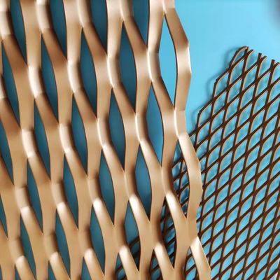 Asma Tavan Dekoratif 1060 Genişletilmiş Metal Hasır Ekran Eloksallı Alüminyum