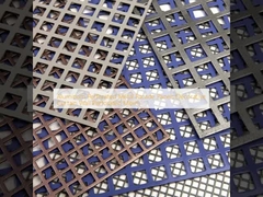 Alüminyum delikli metal cephe panelleri dekoratif perde duvarı delikli örgü