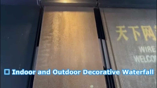 Asılı Düğün Su Perdesi Kapalı Şelale Ekran Çeşmesi Bölme Dekorasyon