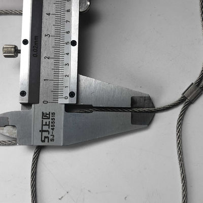 SS304 Ferrule Elmas Esnek Inox Paslanmaz Çelik Tel Kablo Ağ İpi Ağı