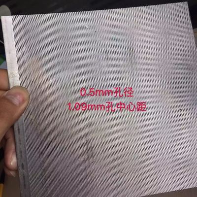 Paslanmaz Çelik 304 316 Yuvarlak Delik Tasarımlı Etching Metal Filtre Teli Sıvı Filtrasyonu İçin