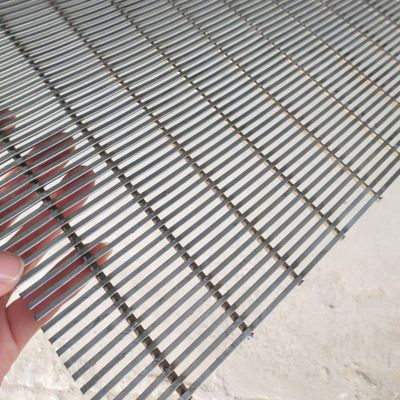 Madencilik ve Kimya Endüstrisi için SS 304 316 Kama Telli Elekler
