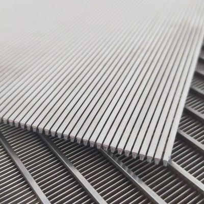 Madencilik ve Kimya Endüstrisi için SS 304 316 Kama Telli Elekler