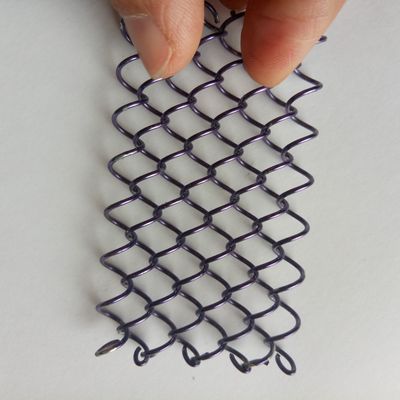 6x6mm Alüminyum Zincir Bağlantı Perdesi Altın Mimari Örgü