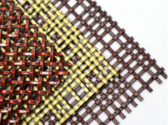 Özel Anodized Mimarlık Metal Mesh Bölme Duvar Bölücü