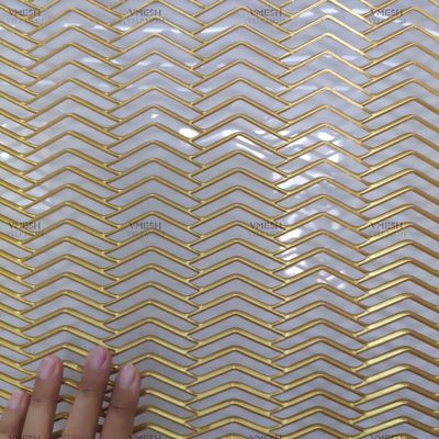 Dekorasyon için 4 mm Karbon Çelik Gotik Genişletilmiş Metal Ağı