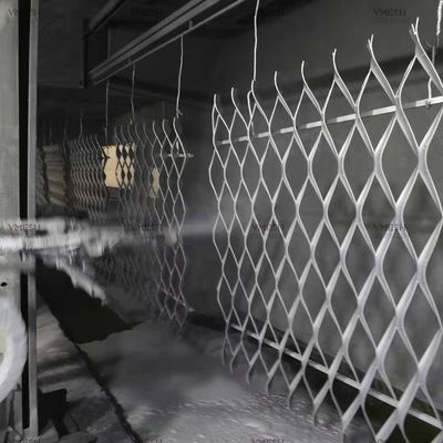 Pencere Korumaları İçin PVC Kaplı Genişletilmiş Metal Hasır Galvanizli Genişletilmiş Metal Hasır
