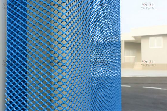 PVDF Siyah Alüminyum Genişletilmiş Metal Tavan Panelleri