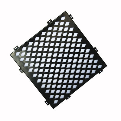Kapalı PVDF delikli metal cepheler 1500x2500mm Dekoratif örgü