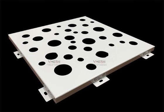 Dış duvar kaplamaları için alüminyum delikli metal paneller