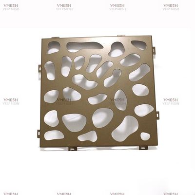 Dış duvar kaplamaları için alüminyum delikli metal paneller