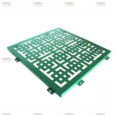 Dış duvar kaplamaları için alüminyum delikli metal paneller