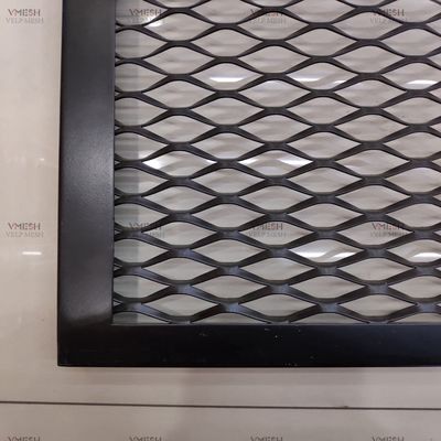 İç Tasarım için Galvanizli 1.2 * 2.4m Genişletilmiş Metal Hasır Tavan Paneli