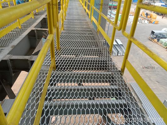 Paslanmaz Çelik 304 Genişletilmiş Metal Çit Altıgen Delik