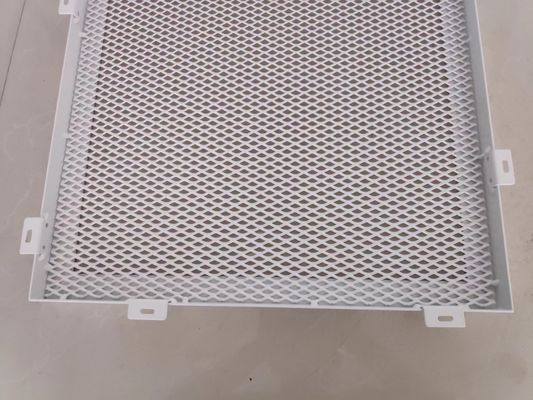 Duvar cepheleri için beyaz toz kaplı genişletilmiş metal örgü