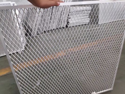 Toz kaplamalı alüminyum genişletilmiş metal örgü 1.2x2.4m