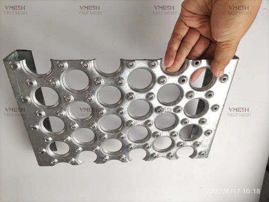 Alüminyum 3,5 mm yuvarlak delikli merdiven tabanları için kaymaz güvenlik ızgaraları
