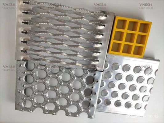 Merdivenler için özel alüminyum güvenlik ızgaraları SST304 316