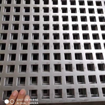 Alüminyum Galvanizli 2 mm kare delikli metal levha 4x8 feet