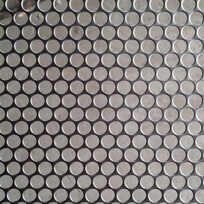 Dekorasyon için Yuvarlak Delikli Galvanizli Perfore Metal Levhalar