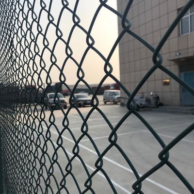 50x50mm Sıcak Dip Galvanize Zincir Bağ Çit 2.0mm Tel 10m Uzunluk