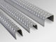 Kayma Direnci 2.5mm Kalınlık Alüminyum Metal Merdiven Basamakları Galvanizli