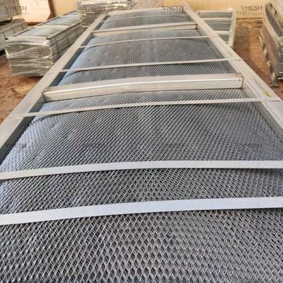 G60 Galvanizli Genişletilmiş Metal Sıva Filesi 27x96 İnç