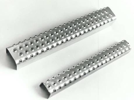 Galvanizli 2.5mm Metal Merdiven Çubukları Ağır Görevli Sıvışmaz