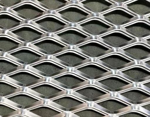 Duvar dekorasyonu için toz kaplı alüminyum genişletilmiş metal örgü