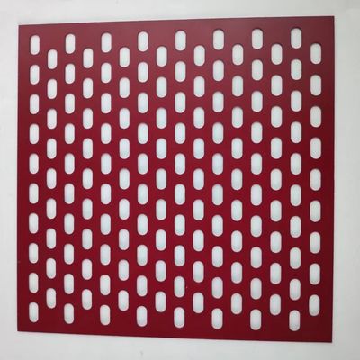 Dekorasyon için özel alüminyum delikli metal levha 0.5-8mm