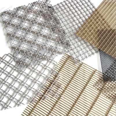 Özel Renk Bina Dış Cephe Dekoratif Mesh Panel Eloksallı Mimari Mesh