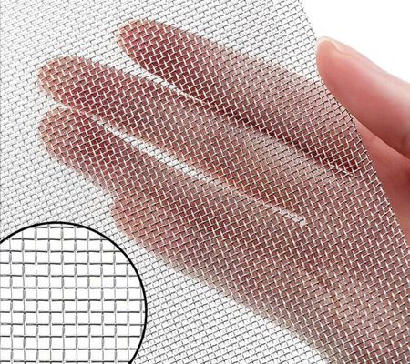 Anti korozyon 80 Filtre örgü kumaş için paslanmaz çelik tel örgü ağı