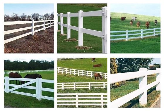 Pvc Panel Çiftlik Çit Bahçe Çit Çilingir Yeni Gizlilik Beyaz Vinil 2 Raylı Çit