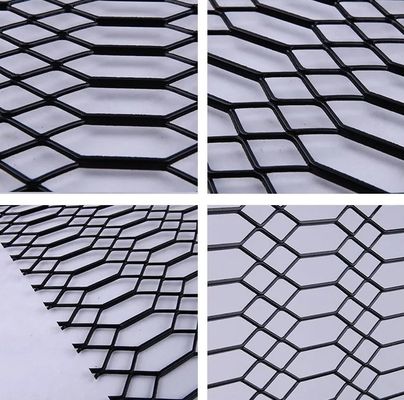 Dekorasyon için 4 mm Karbon Çelik Gotik Genişletilmiş Metal Ağı