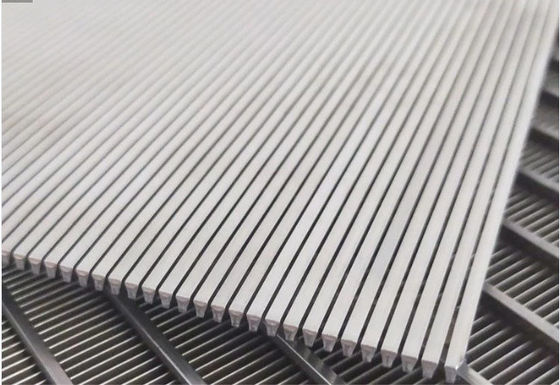SGS Johnson Wedge Wire Screen Ss 304 316 paslanmaz çelik