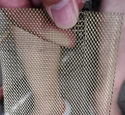 Yıldırım Koruması Genişletilmiş Metal Mesh Saf Bakır Mikro Delik Elmas