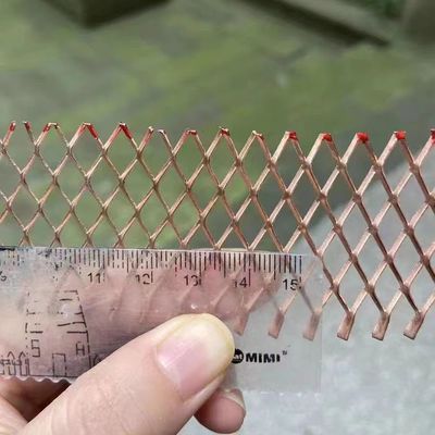 Yıldırım Koruması Genişletilmiş Metal Mesh Saf Bakır Mikro Delik Elmas