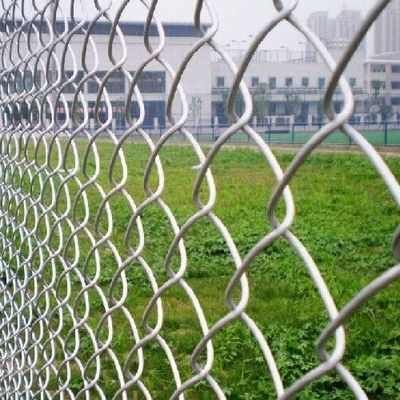 50x50mm Sıcak Dip Galvanize Zincir Bağ Çit 2.0mm Tel 10m Uzunluk