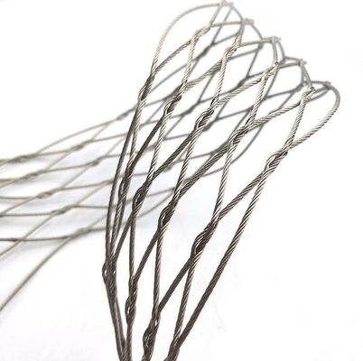 Strong Flexible Stainless Steel Wire Rope Mesh For Outdoor Bridge Protection