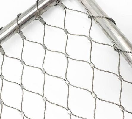 Dekoratif paslanmaz çelik tel ip ağı Sınır boyutu için 2*5m/2*3m/10*10m SS304/316
