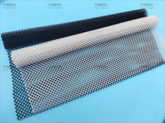 Şömine Ekranı İçin Kullanılan Isı Bariyeri Metal Zincir Bağlantı Örgü Perdesi