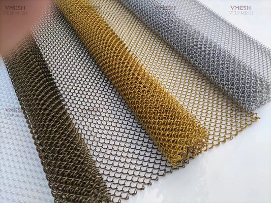 Hotle için Mimari Dekoratif Alüminyum Metal Duş Perdesi