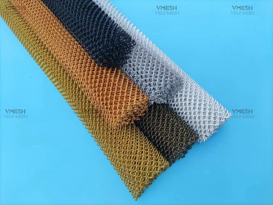 Dekoratif Alüminyum Zincir Bağlantısı Perde Ekranı 1.2mm-2mm Tel