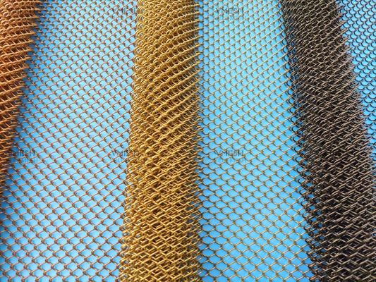 Metal Draperi Zincir Posta Ağı Perde Metal Bobin Perde Metal Mesh Perde Ağı Uzay Bölme ve Oda Bölücü