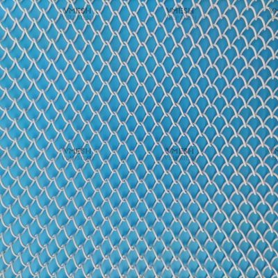 6 * 6mm Mesh Boyutlu Zincir Bağlantı Metal Mesh Oda Bölücü Perde